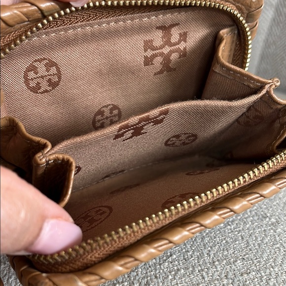 Tory Burch McGraw Mini Brown Wallet - Picture 6 of 9
